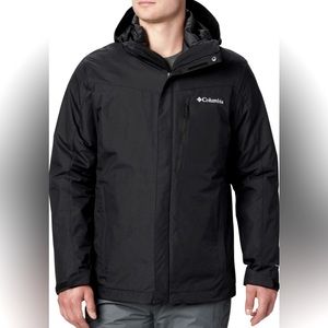 Columbia whirlybird IV interchange Hooded Jacket Men’s Large  (outer layer only)